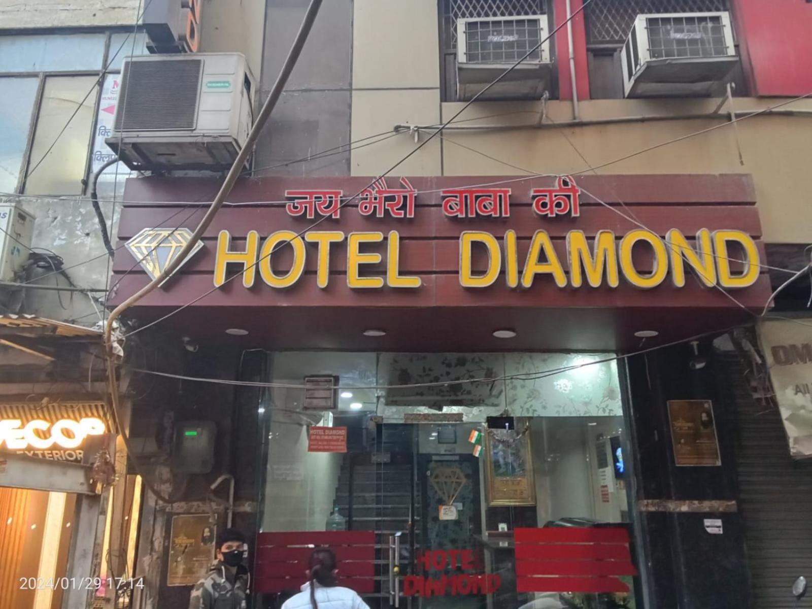 Hotel Diamond ニューデリー エクステリア 写真